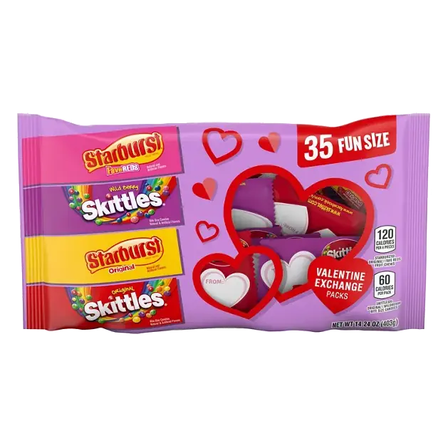 Candy, Valentine Exchange Packs, Fun Size