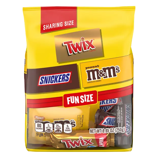 Wrigley Fun Size Chocolate Candy Variety Pack