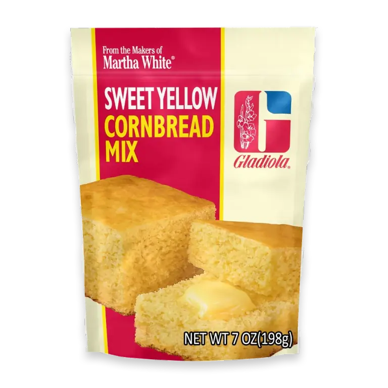 Gladiola Sweet Yellow Cornbread Mix, 7 Oz Pouch