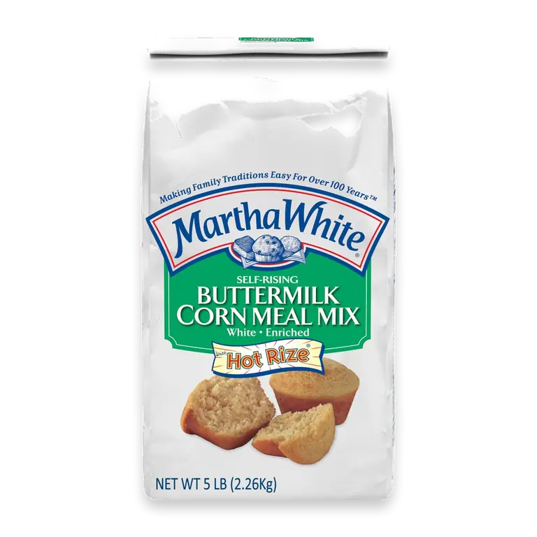 Self Rising Buttermilk Corn Meal Mix with Hot Rize, 5 Lb Bag