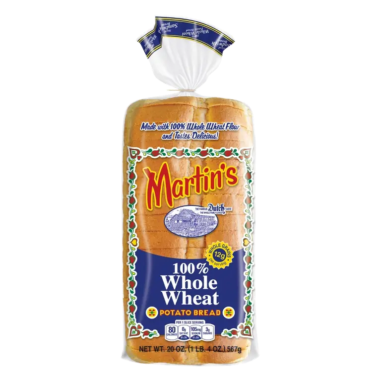 Martin's 100% Whole Wheat Potato Bread, 20oz