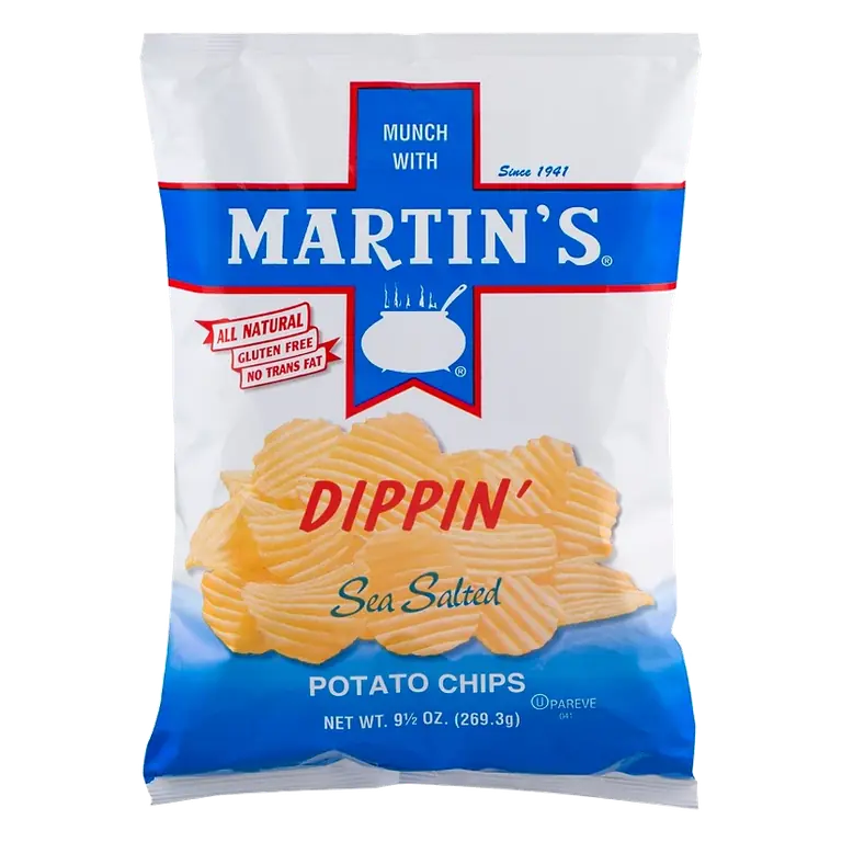 Martin's Sea Salt Flavored Dippin' Potato Chips, 9.5oz