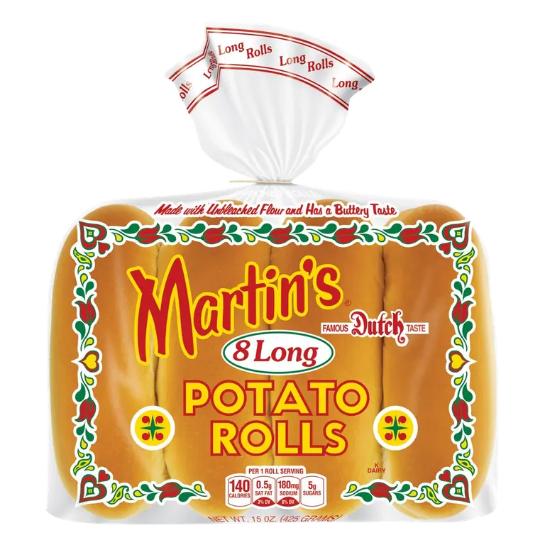 Long Potato Rolls/Hot Dog Buns