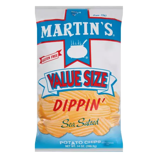 Potato Chips, Sea Salted, Dippin', Value Size
