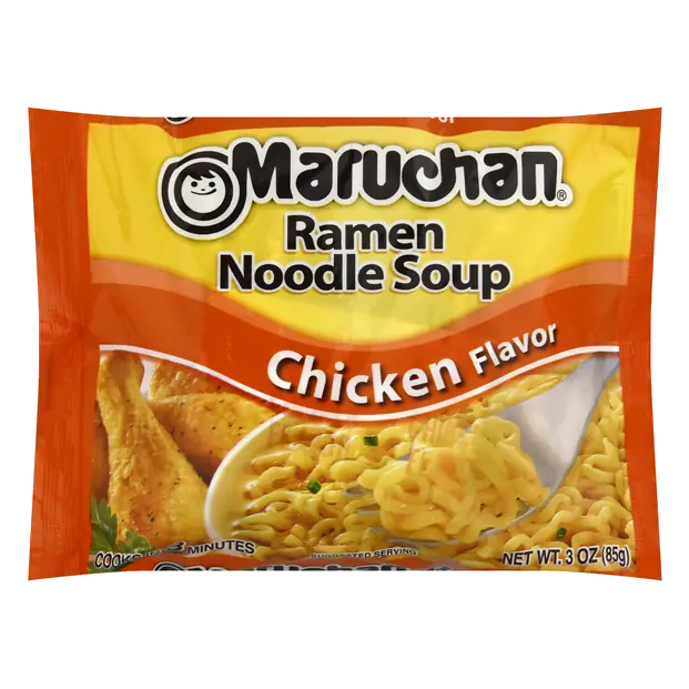 Chicken Flavor Ramen Noodle Soup