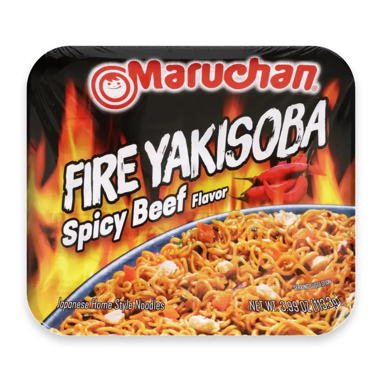 Fire Yakisoba Noodles, Spicy Beef