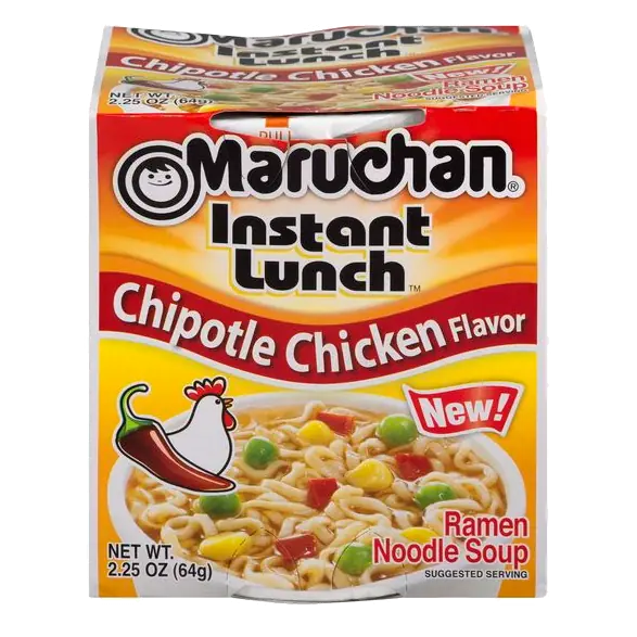 Instant Lunch Chipotle Chicken Flavor Ramen Noodle Soup Cup