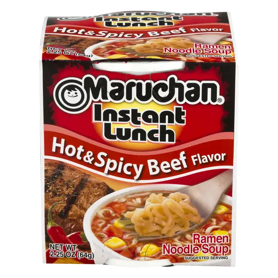 Maruchan Instant Lunch Hot & Spicy Beef Flavor Ramen Noodles