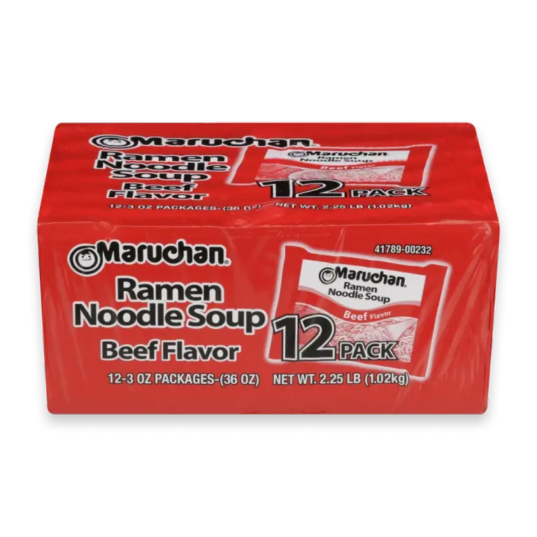Ramen Noodle Soup, Beef Flavor Instant Noodles