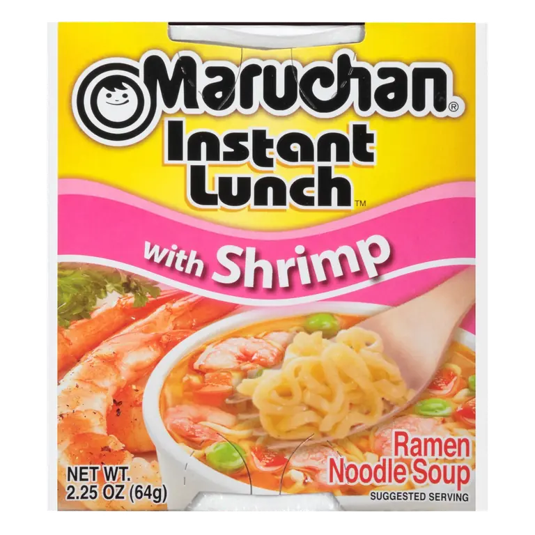 Shrimp, Ramen Noodles with Vegetables