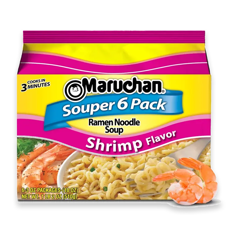 Souper Ramen Noodle Soup, Shrimp