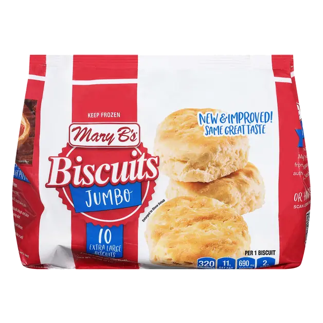 Jumbo Biscuits - 10 ct Frozen