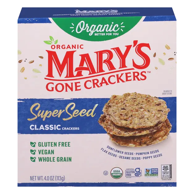 Organic Gluten Free Super Seed Classic Crackers