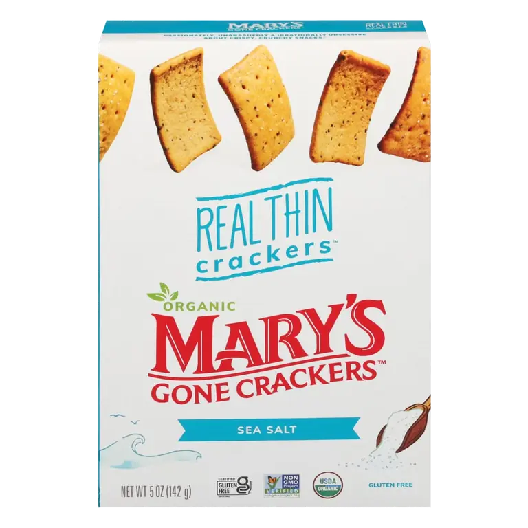 Sea Salt Organic Real Thin Crackers