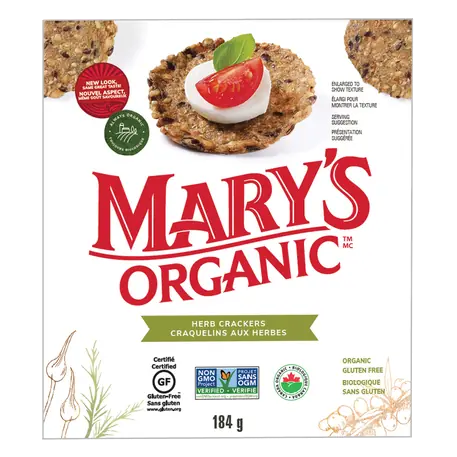 Gluten-Free Crackers Herb 184 g