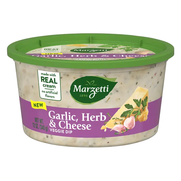 Garlic Herb & Cheese Veggie Dip Refrigerated