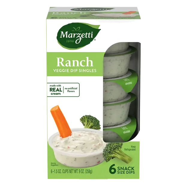 Ranch Veggie Dip Single Cups - 6 ct