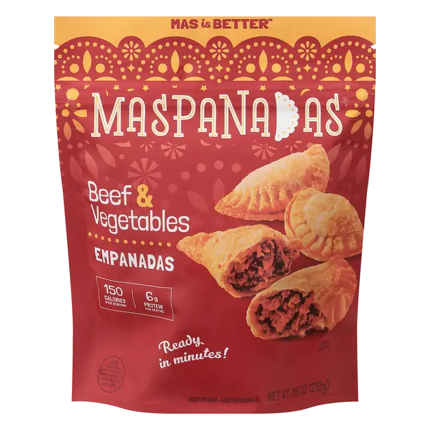 Beef & Vegetables Empanadas Frozen