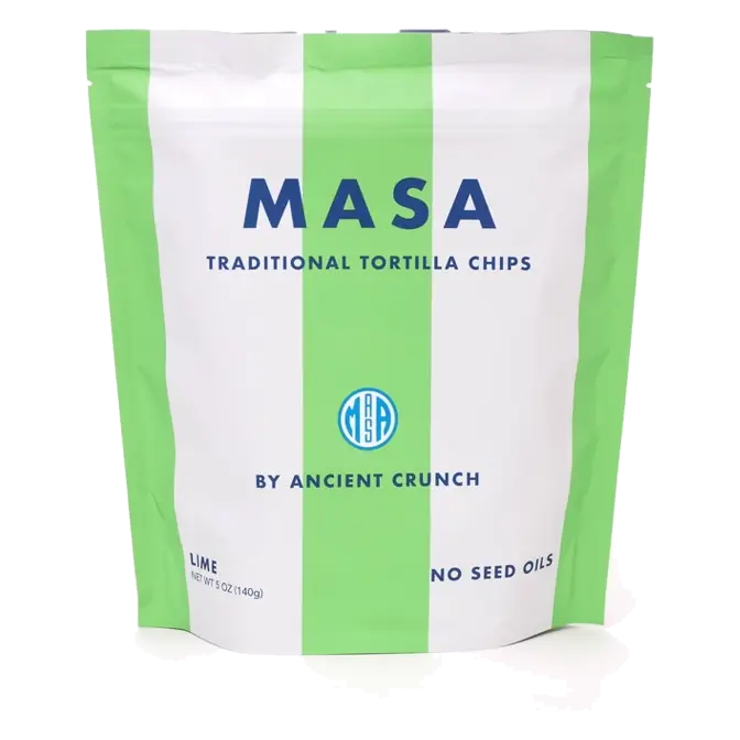 MASA Tortilla Chips Lime, 5oz