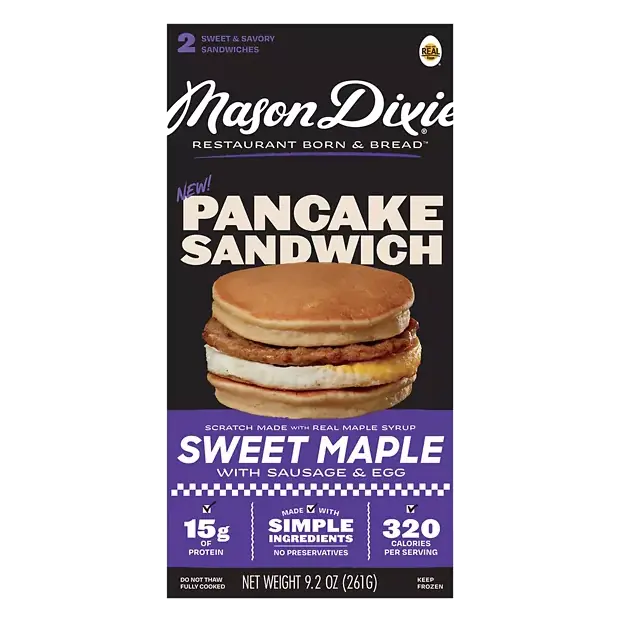 Sweet Maple Pancake Sandwich