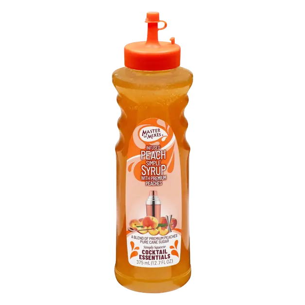 Cocktail Essentials Peach Simple Syrup