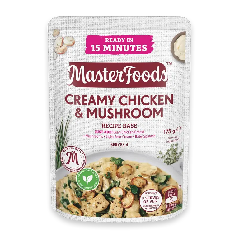 Creamy Chicken & Mushroom Recipe Base