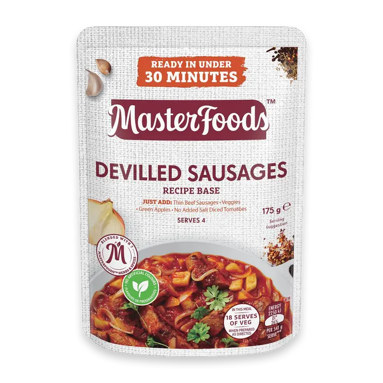 Devilled Sausages Recipe Base