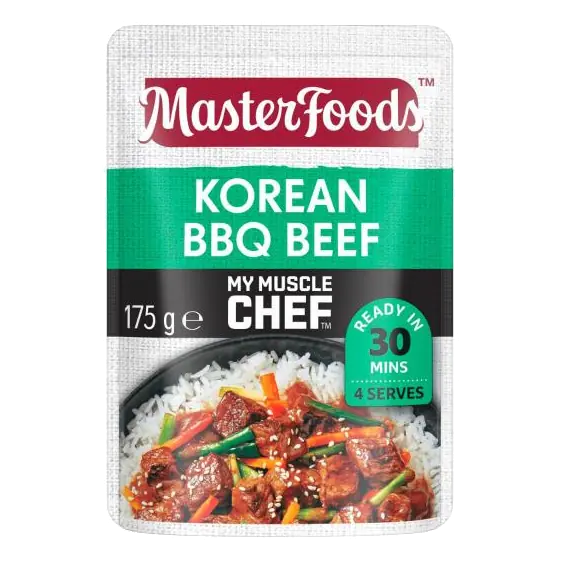 High Protein Korean BBQ Beef Recipe Base Pouch