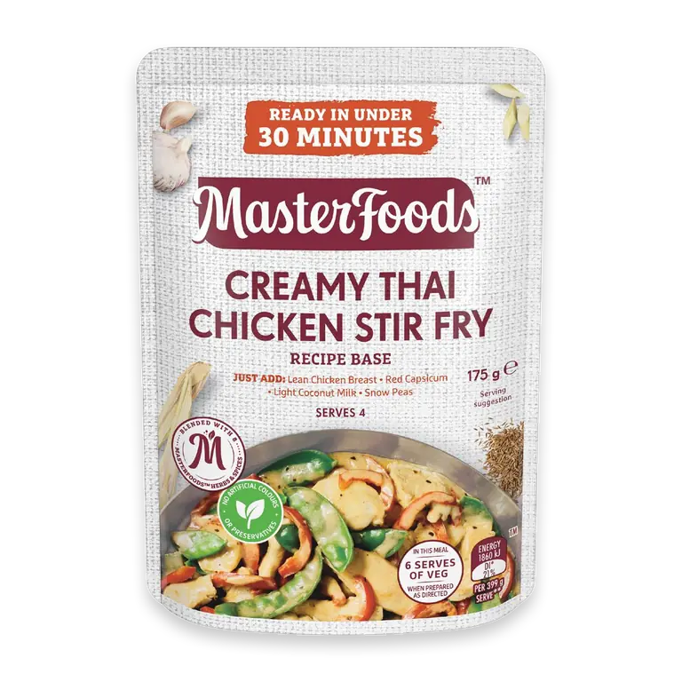 Stir Fry Recipe Base Creamy Thai Chicken
