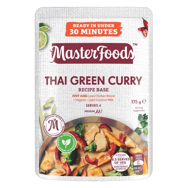 Thai Green Curry Recipe Base Stove Top Pouch
