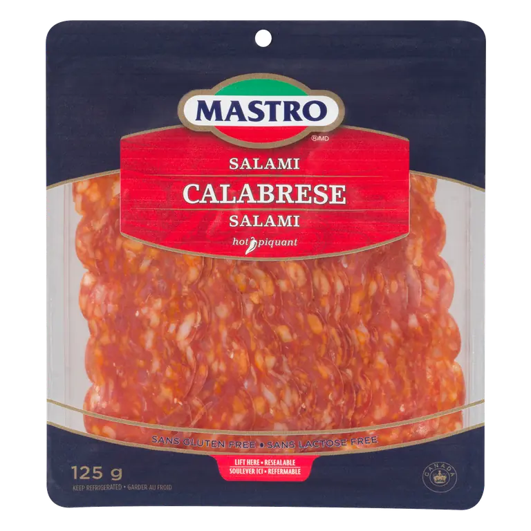 Hot Calabrese Salami Sliced Meat 125 g