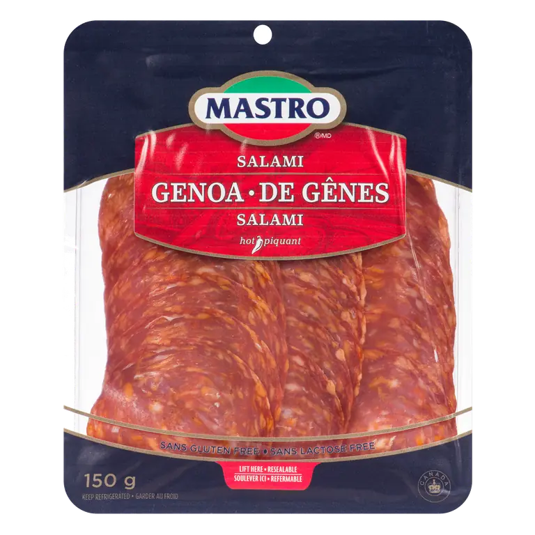 Hot Genoa Salami Sliced Meat 150 g