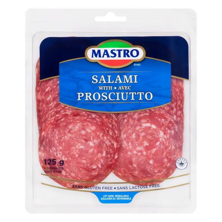 Salami with Prosciutto Sliced Meat 125 g