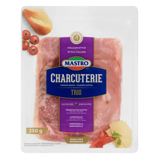 San Daniele Charcuterie Trio Cooked Italian Meats 250 g