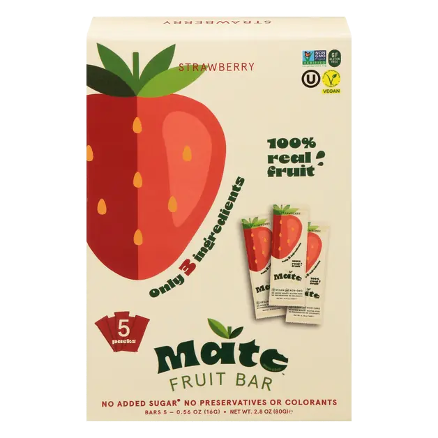 Strawberry Fruit Bars - 5 ct
