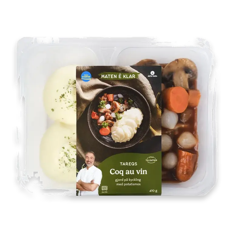 Färdigmat Tareqs Coq au vin Kyckling 410g