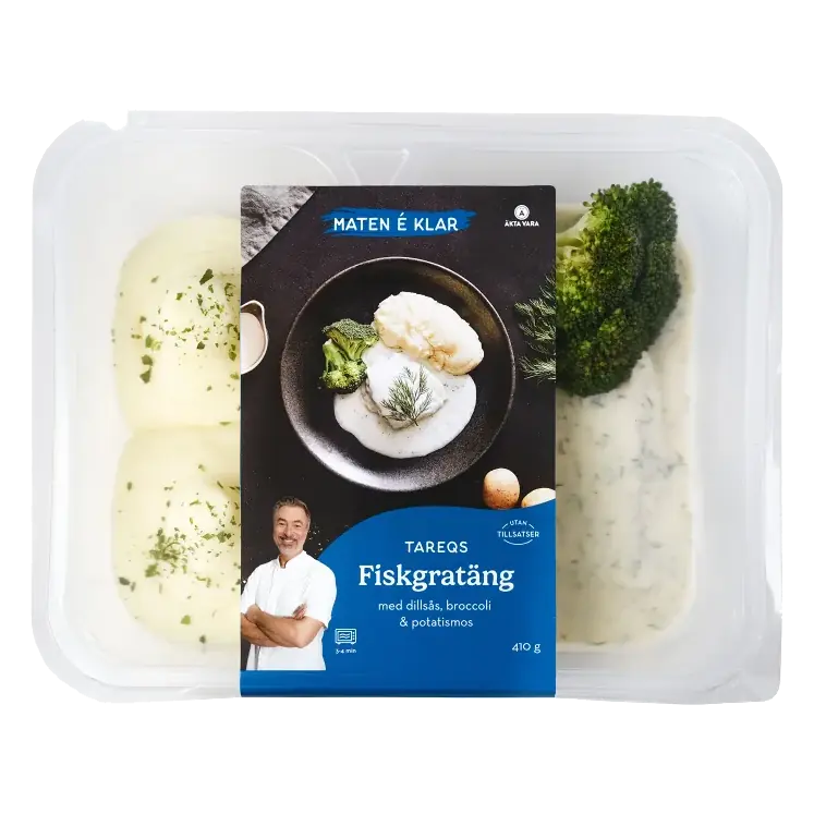 Färdigmat Tareqs Fiskgratäng med Dillsås 410g