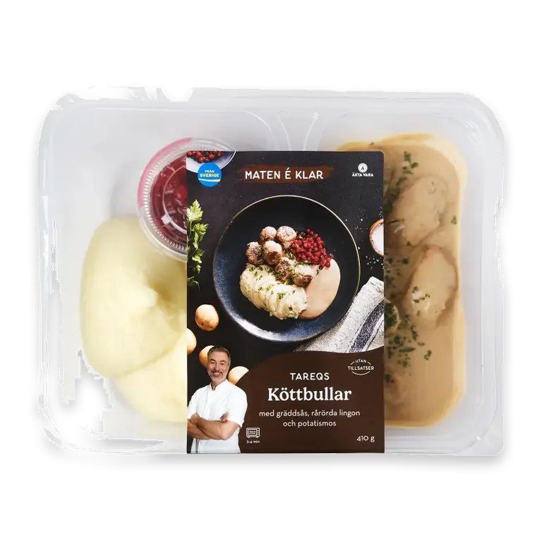 Färdigmat Tareqs Köttbullar med Gräddsås 410g