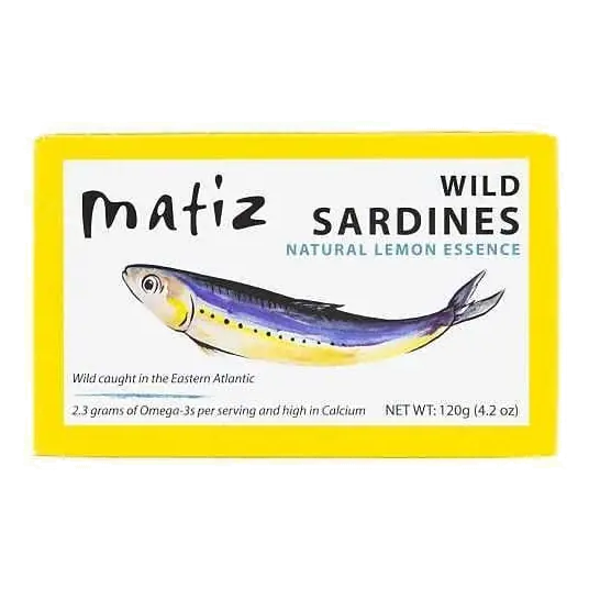 Wild Sardines with Natural Lemon Essence