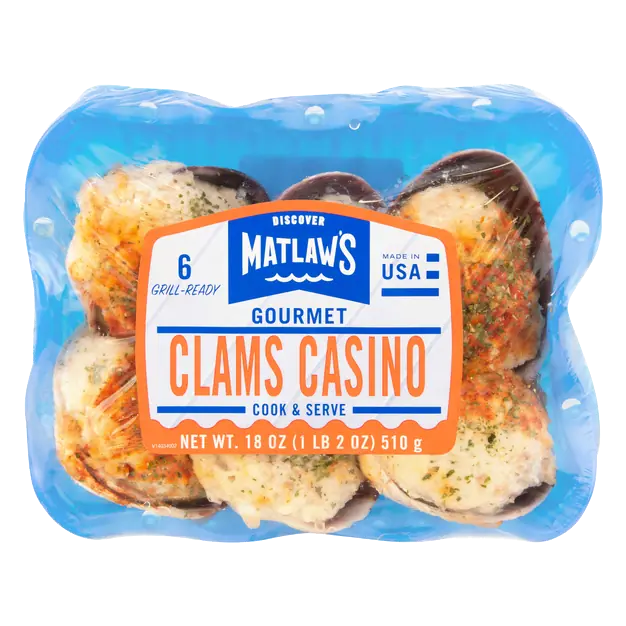 Gourmet Cook & Serve Clams Casino - 6 ct
