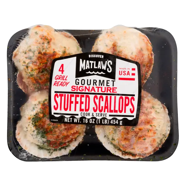 Gourmet Signature Stuffed Scallops - 4 ct Frozen