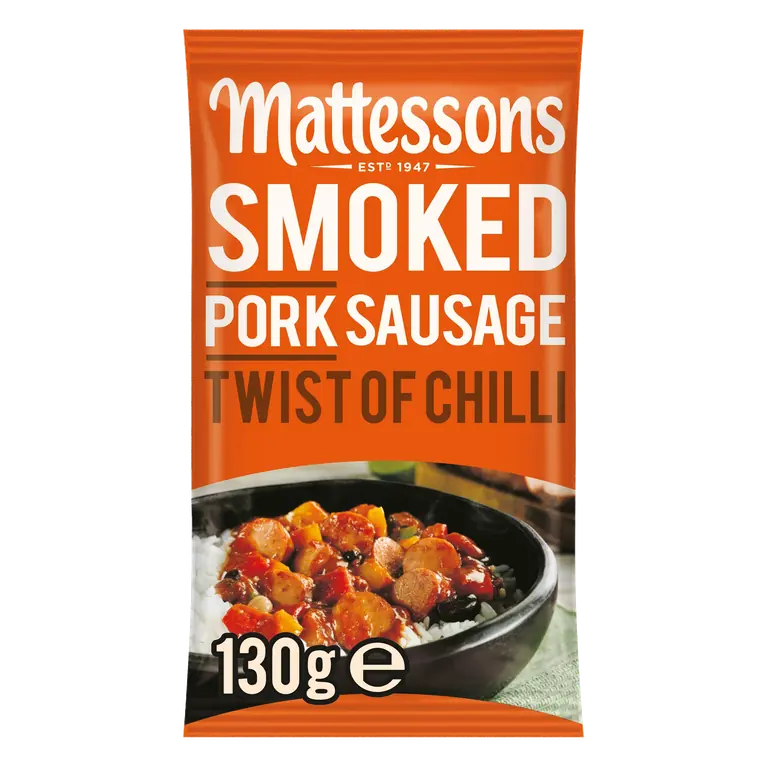 Mattessons Smoked Pork Sausage Twist of Chilli 130g