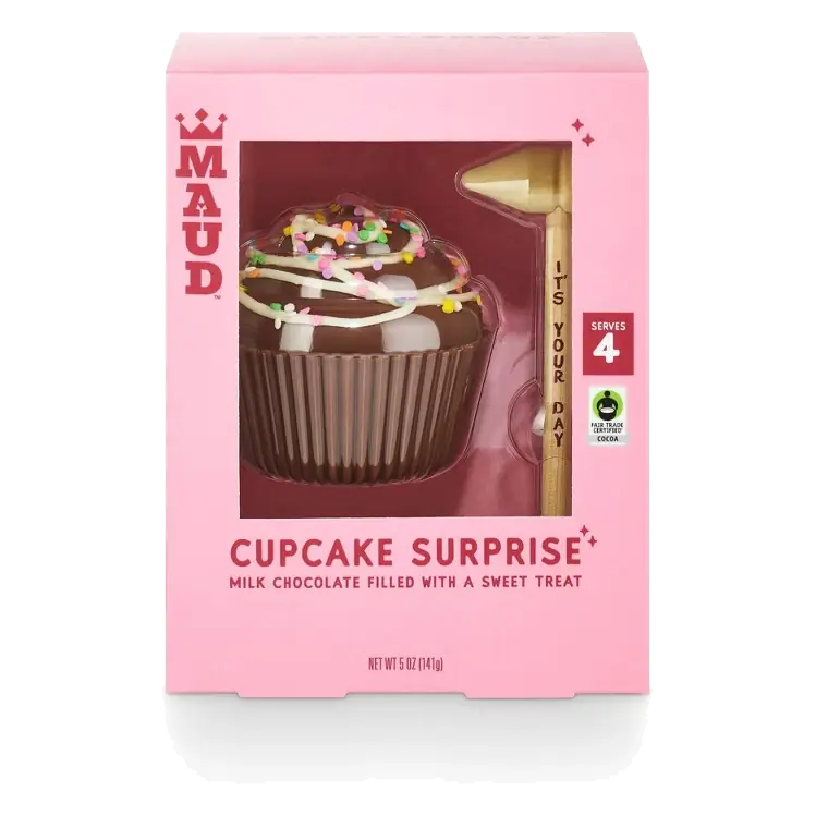 Maud Borup Milk Chocolate Smash Cupcake, 5oz