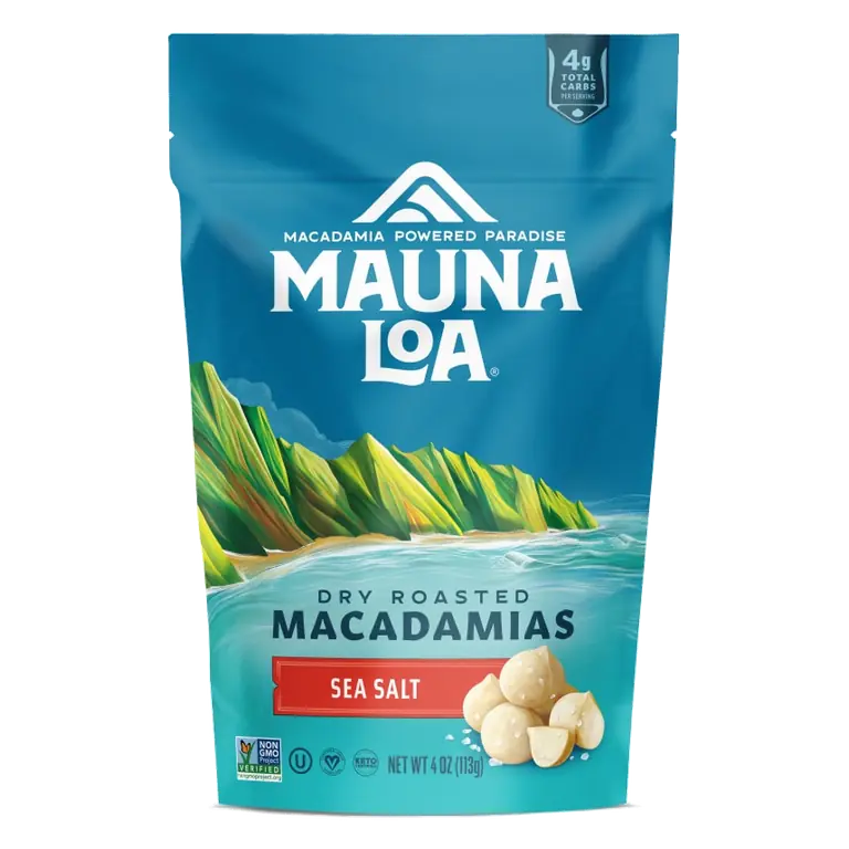 Hawaiian Sea Salt Dry Roasted Macadamias