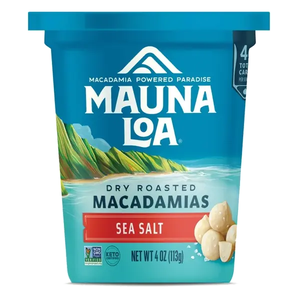 Mauna Loa Dry Roasted Macadamias with Sea Salt, 4oz