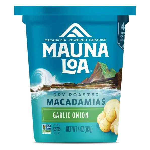 Mauna Loa Maui Onion & Garlic Macadamias, 4oz