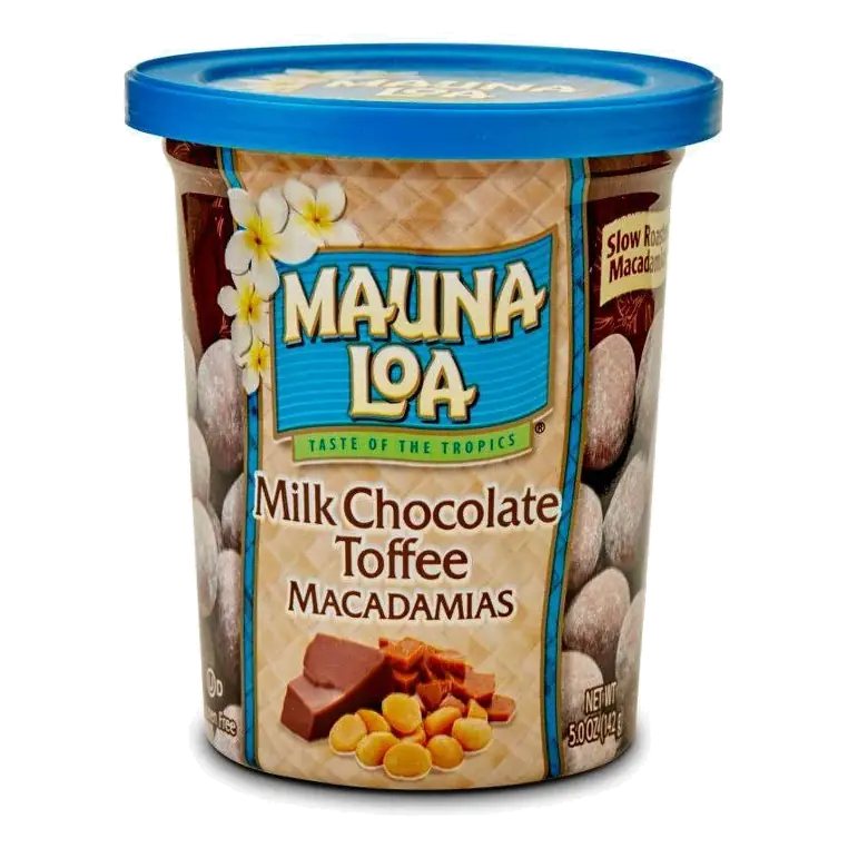 Mauna Loa Milk Chocolate Toffee Macadamias, 5oz