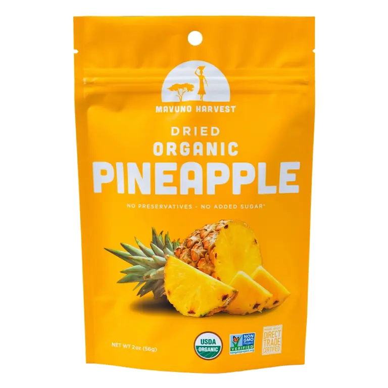 Organic Dried Pineapple