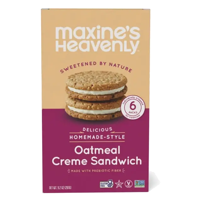 Maxine's Heavenly Oatmeal Crème Sandwich Cookie, 9.2oz