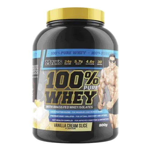 100% Whey Protein Vanilla Cream Slice